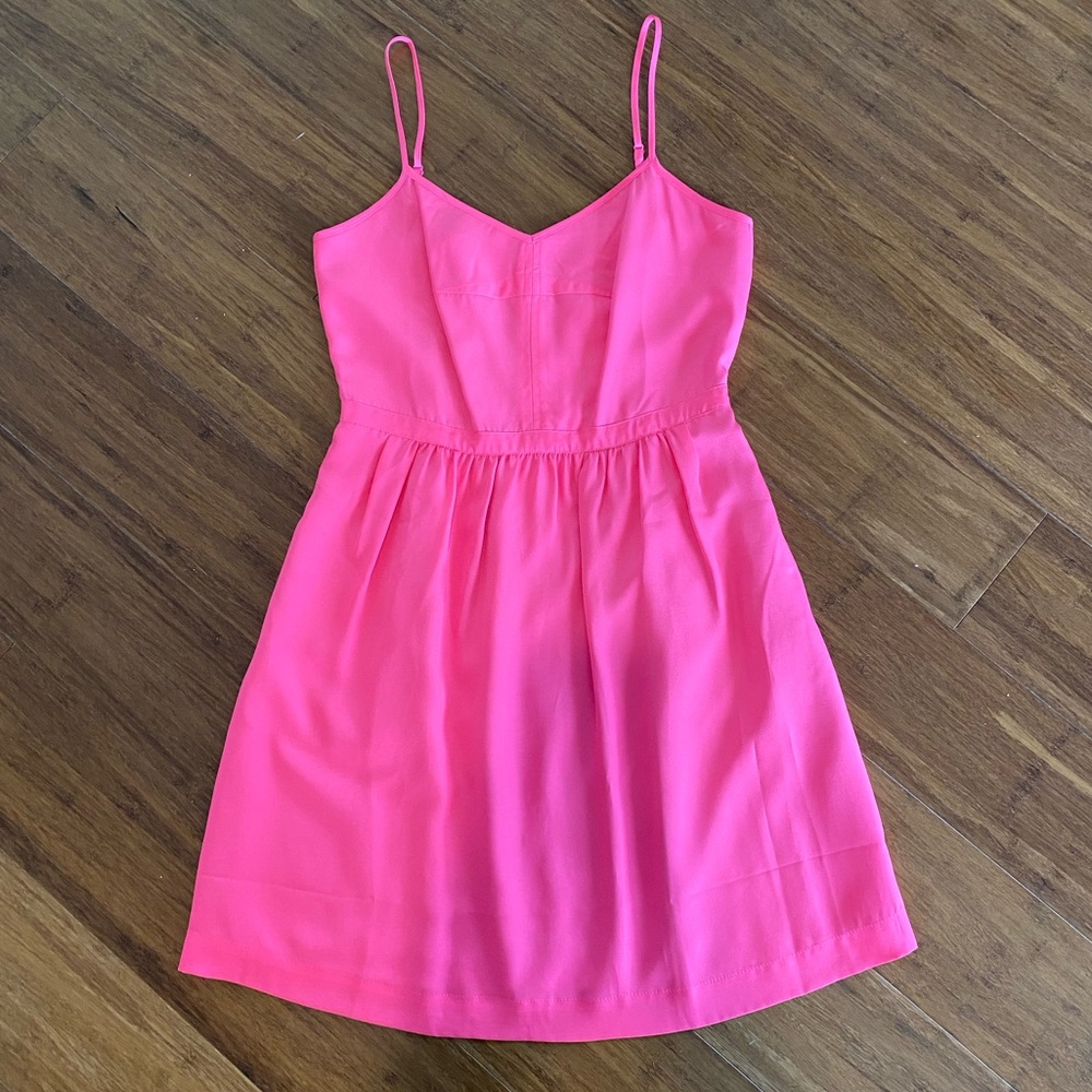 JCrew Pink Seaside Cami Dress